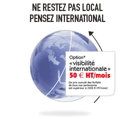 Ne restez pas local, pensez international : option diffusion internationale