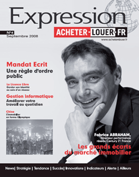 Couverture magazine expression numero 4 - Immobilier :  Tout l'immobilier avec Acheter-louer.fr