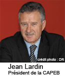 Jean Lardin Président de la CAPEB